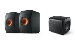 KEF LS50 Wireless II + KC 62 Subwoofer