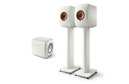 KEF LS50 Wireless II + KC 62 Subwoofer + S2 Stands (weiss)