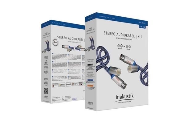 Inakustik Premium NF-XLR -Stereo Audio Kabel, 0,75 m