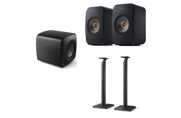 KEF LSX II Lautsprecher+ KC 62 Subwoofer + S1set