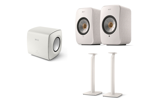 KEF LSX II aktiv Lautsprecher+ KC 62 Subwoofer + S1