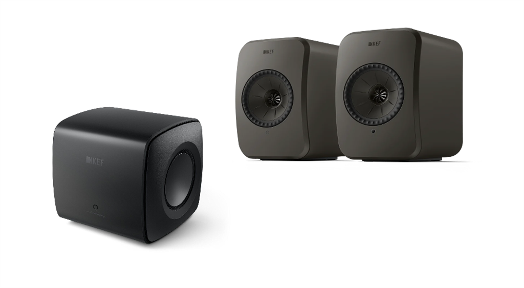 KEF LSX II LT -aktiv Lautsprecher + KC 62 Subwoofer (grafit)