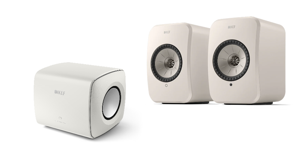 KEF LSX II LT -aktiv Lautsprecher + KC 62 Subwoofer (weiss)