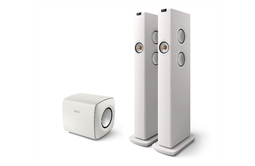 KEF LS60 Wireless  Lautsprecher + KC 62 Subwoofer set (weiss)