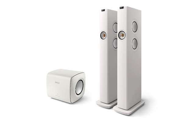 KEF LS60 Wireless Lautsprecher + KC 62 Subwoofer set