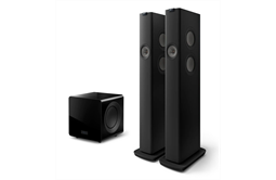 KEF LS60 Wireless aktiv Lautsprecher + KC 92 Subwoofer (carbon schwarz)