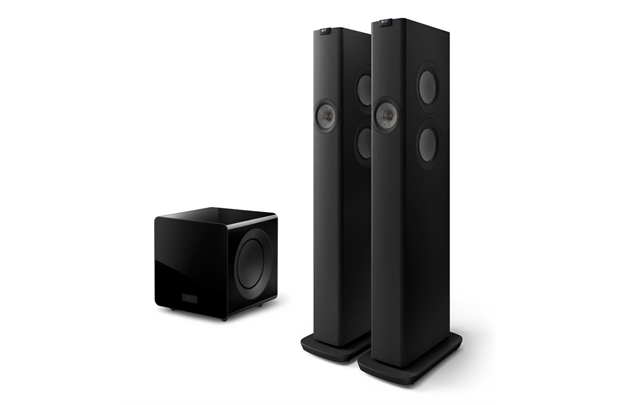KEF LS60 Wireless aktiv Lautsprecher + KC 92 Subwoofer