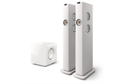 KEF LS60 Wireless Lautsprecher + KC 92 Subwoofer set (weiss)