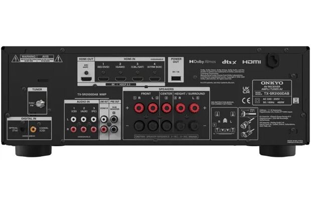 Onkyo TX-SR3100 DAB - 5.2 AV-Verstärker, Dolby Atmos