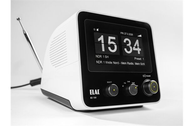 Elac RD100 -Stückpreis, Radiowecker, DAB+