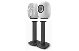 KEF LS LUXE -Paar aktive Wireless Regalboxen + Stands (weiss)