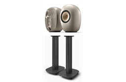 KEF LS LUXE -Paar aktive Wireless Regalboxen + Stands (titan)