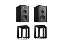 Wharfedale Linton 85 -Paar + Stands, Regallautsprecher, Set