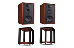 Wharfedale Linton 85 -Paar + Stands, Regallautsprecher, Set (mahagoni)