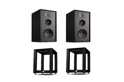 Wharfedale Linton 85 -Paar + Stands, Regallautsprecher, Set