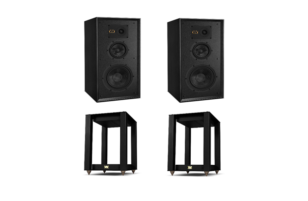 Wharfedale Super Linton -Paar + Stands,Regallautsprecher, Set