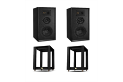 Wharfedale Super Linton -Paar + Stands,Regallautsprecher, Set