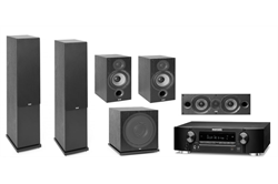 Elac Debut 5.1 Set Groß + Marantz NR1510 (schwarz)