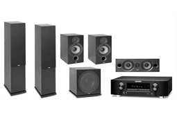 Elac Debut 5.1 Set Groß + Marantz NR1510 (schwarz)