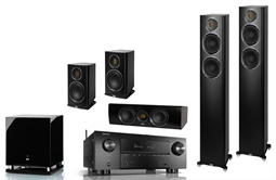 Elac Carina 5.1 Set + DENON X2800H (schwarz matt)