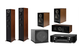 Elac Debut Reference 5.1 Set Groß + Marantz N1510 (schwarz)
