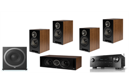 Elac Debut Reference 5.1 Set Klein + DENON X2800H DAB (schwarz)