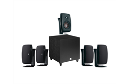 DALI Fazon Sat 5.1 Set mit Subwoofer C-8D (schwarz)