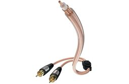Inakustik Star II AUDIO Y Subwoofer Kabel 3m (transparent)