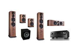 Wharfedale EVO4, 5.1 Heimkinoset+ DENON X2800H