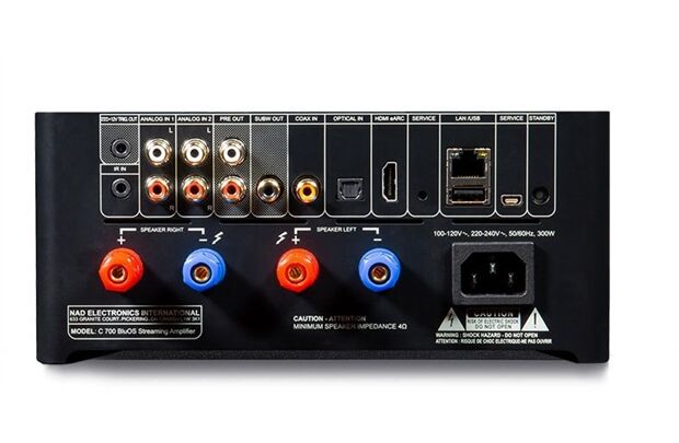 NAD C700, 5 Jahre Garantie*, Stereoverstärker, BluOS™