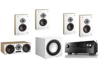DALI Dali Oberon 5.1 Set On Wall + DENON X2800H DAB