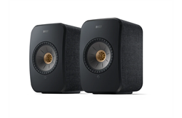 KEF LSX II -aktive Stereolautsprecher (schwarz)